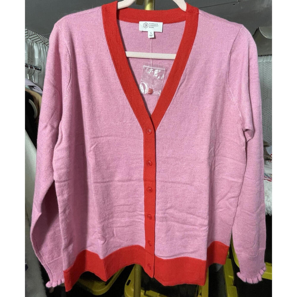 NWOT Candace Cameron Bure Women's Sweater Surfside Button-Front Cardigan Sz S